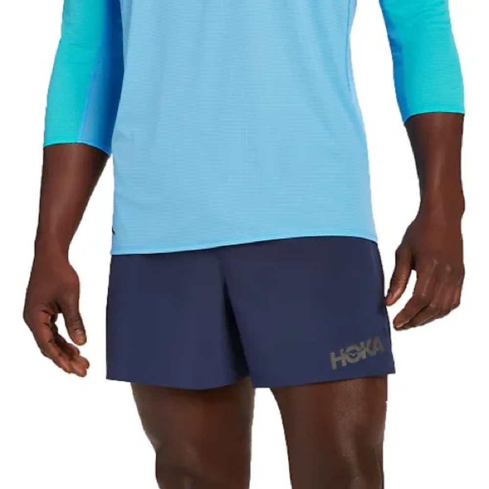 HOKA One Men's Navy Running Shorts